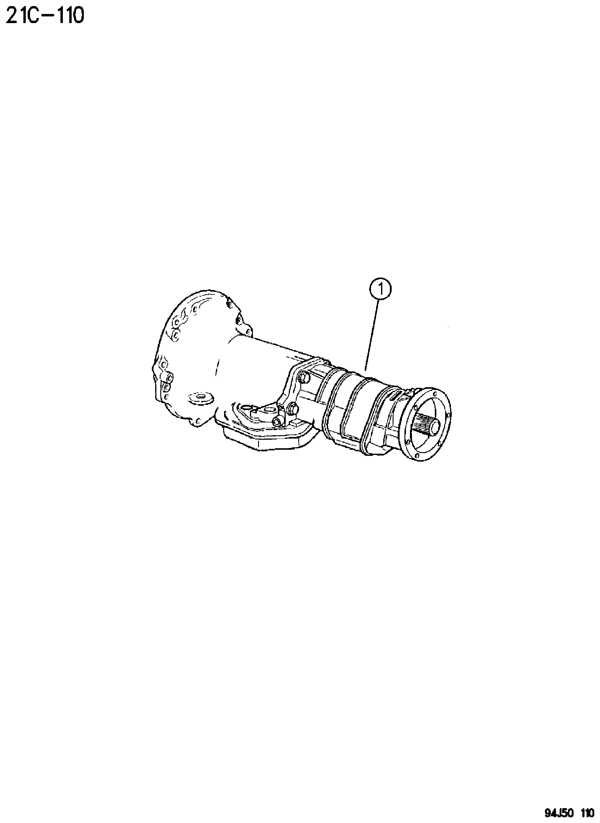 Exploded view: TRANSMISSION ASSEMBLY AUTOMATIC TRANSMISSION, 4 SPEED, 42RE GRAND CHEROKEE ZJ