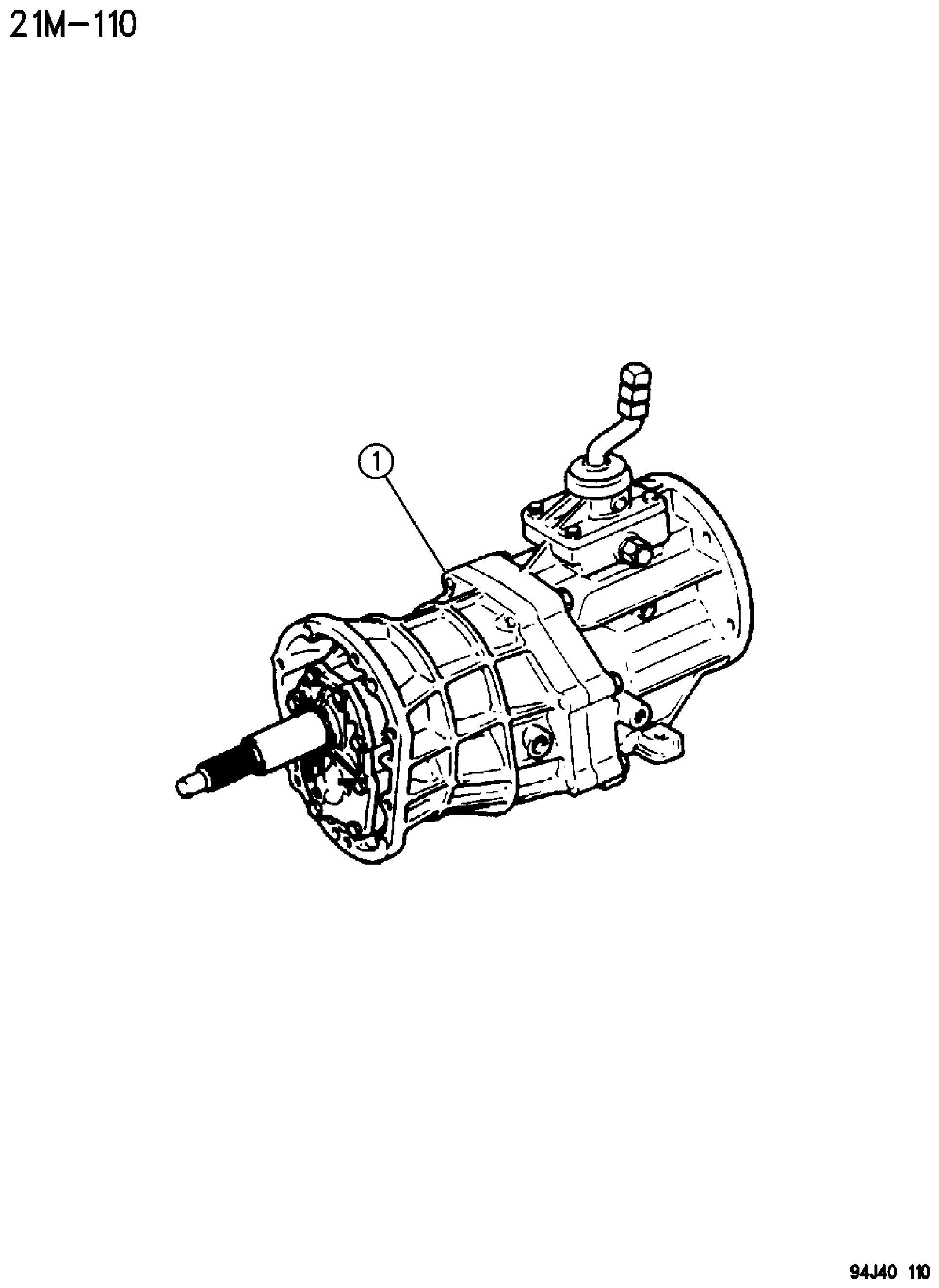 Exploded view: MANUAL TRANSMISSION