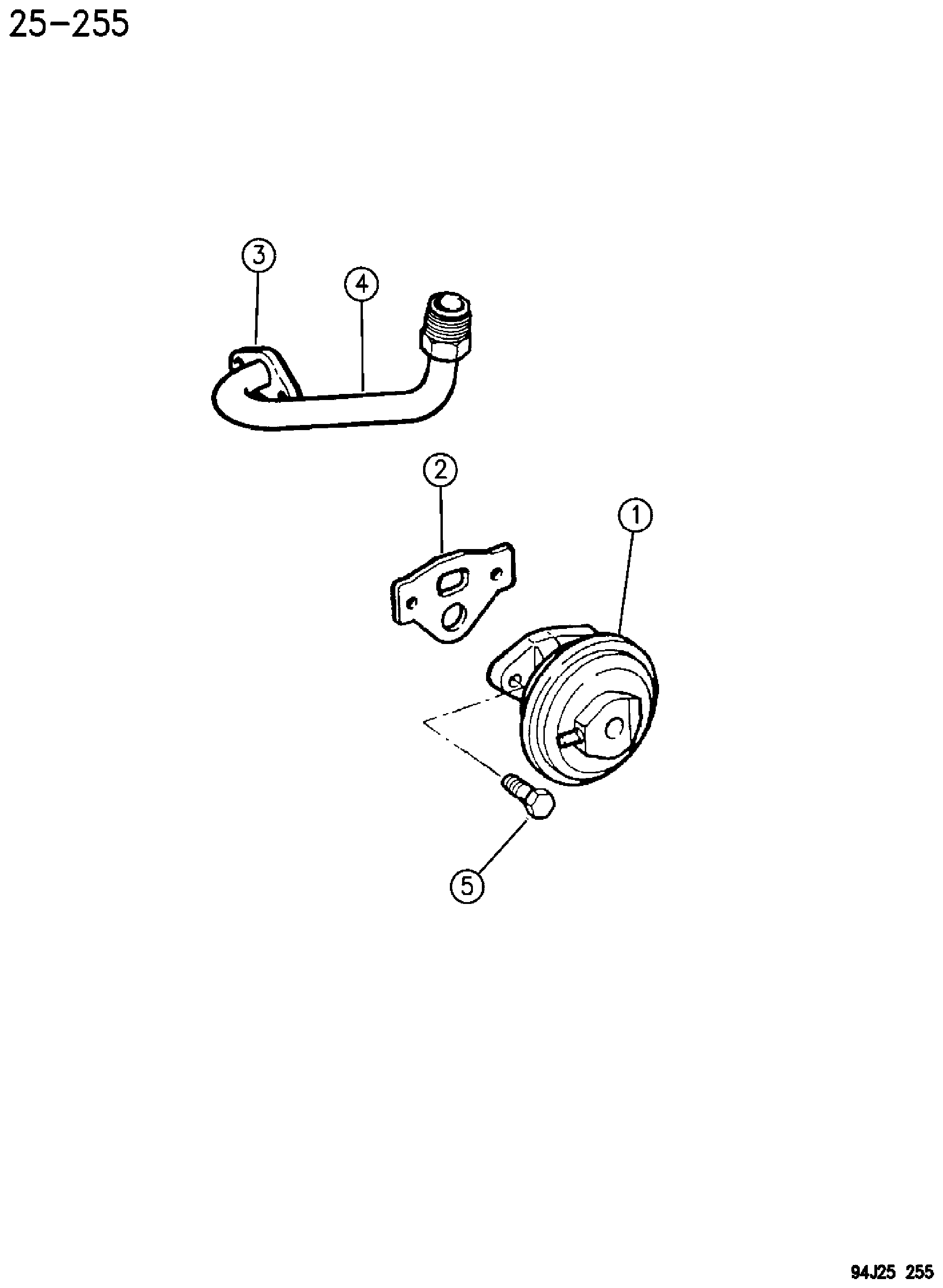 Exploded view: EGR SYSTEM Z1 BODY
