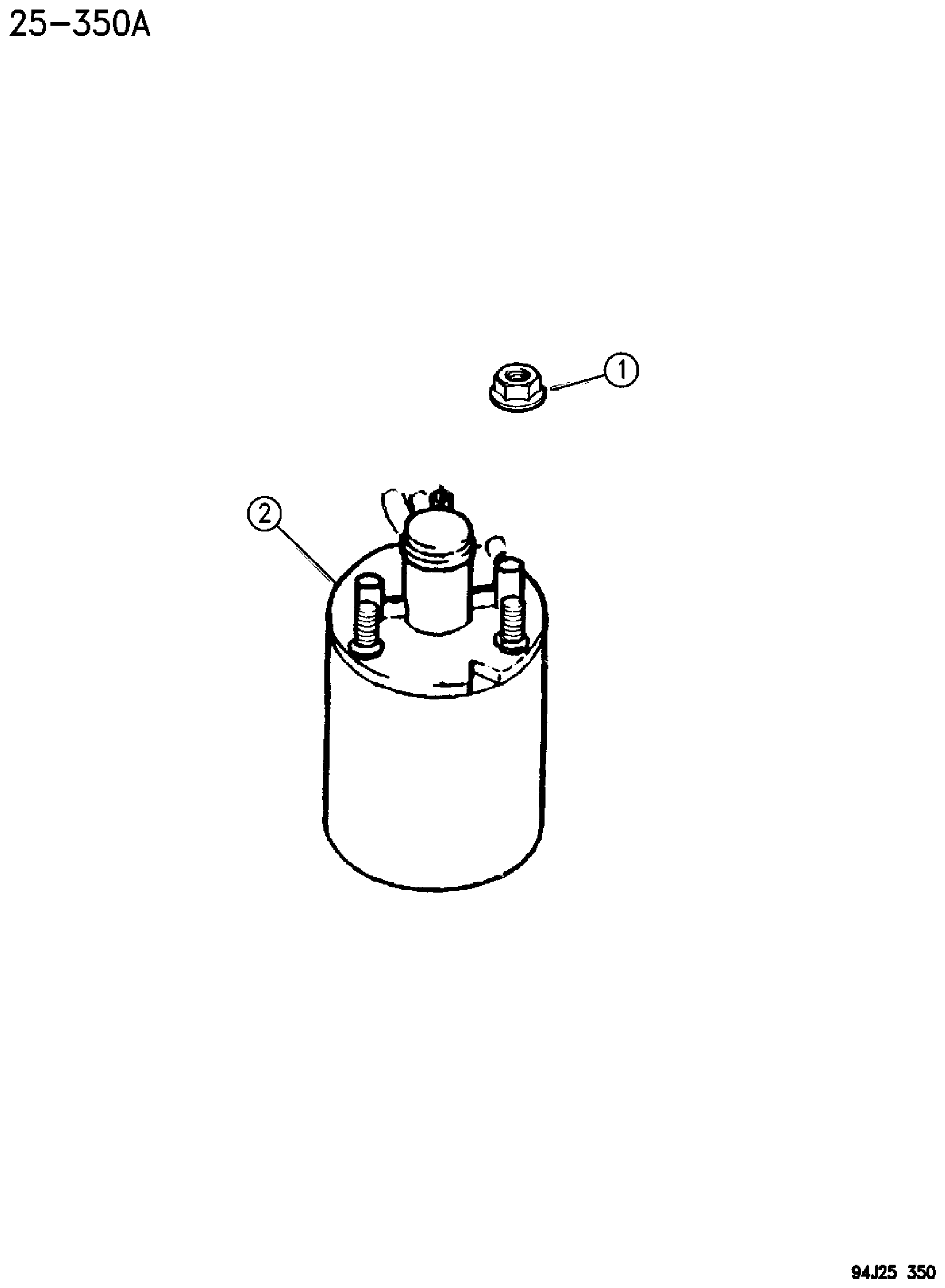 Exploded view: VACUUM CANISTER ZJ BODY