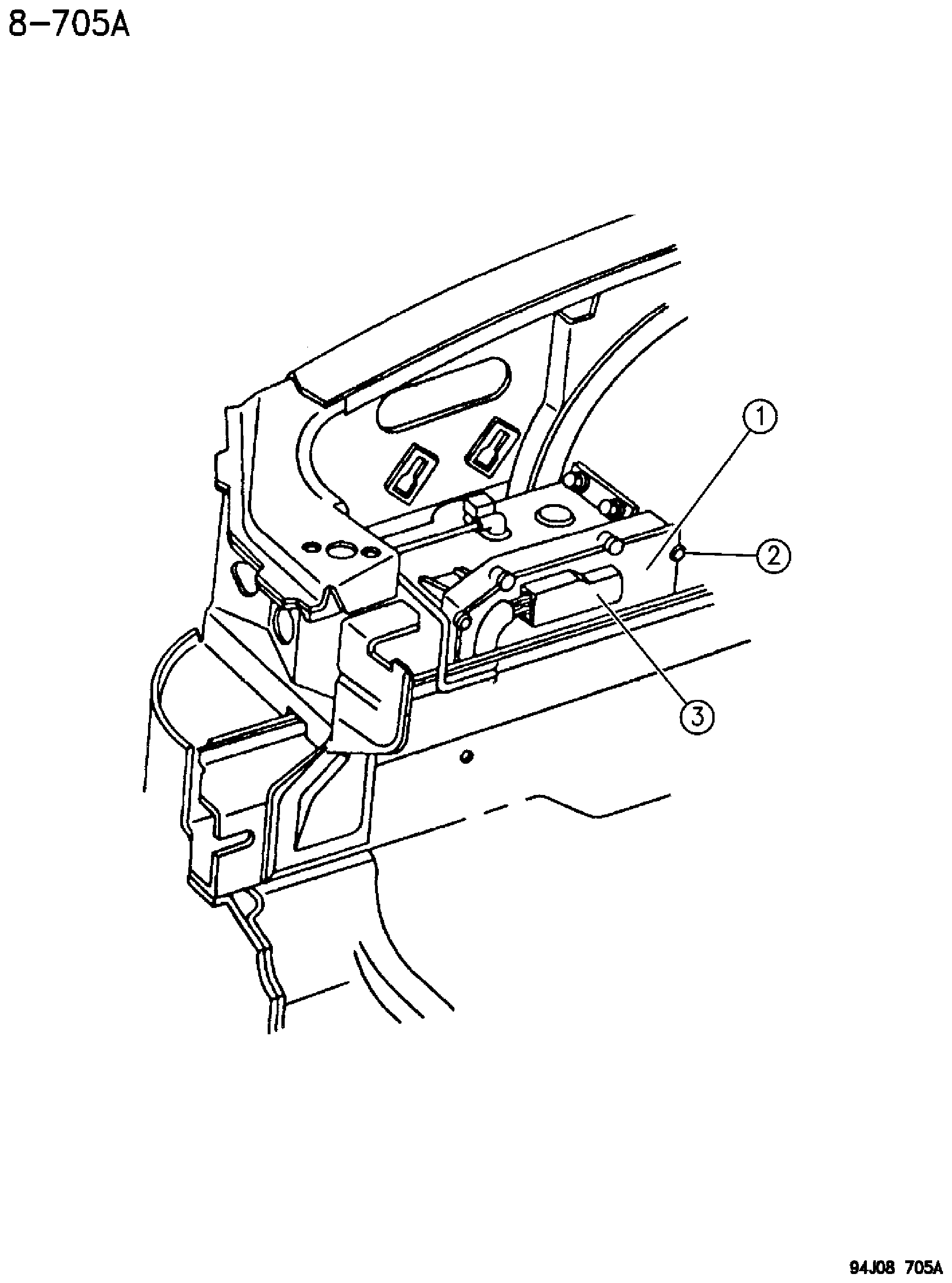 Exploded view: SINGLE BOARD ENGINE CONTROLLERS (POWERTRAIN CONTROL MODULE) YJ