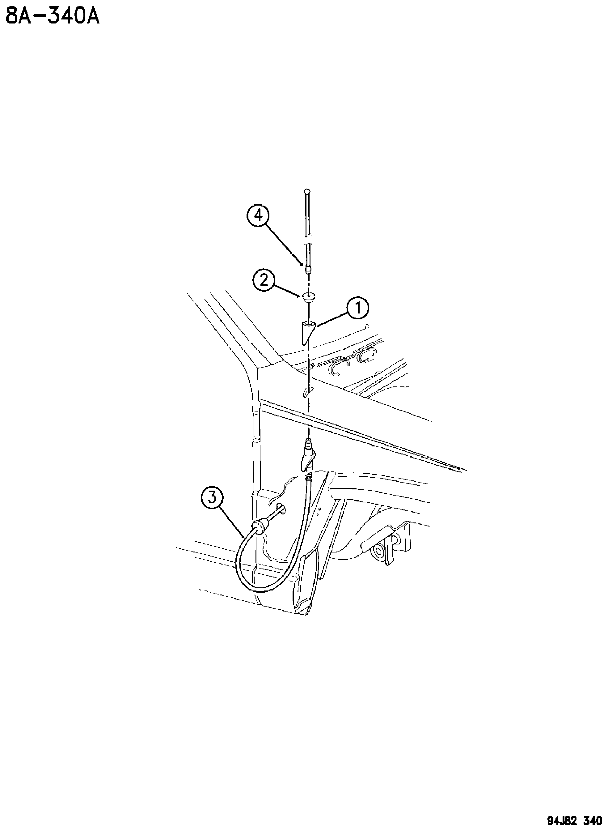 Exploded view: ANTENNA GRAND CHEROKEE