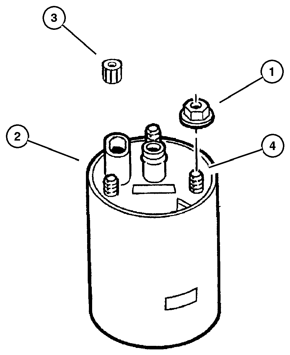 Exploded view: Vacuum Canister 4.0L (ERH), 5.2L (ELF), 5.9L (EML) Engine