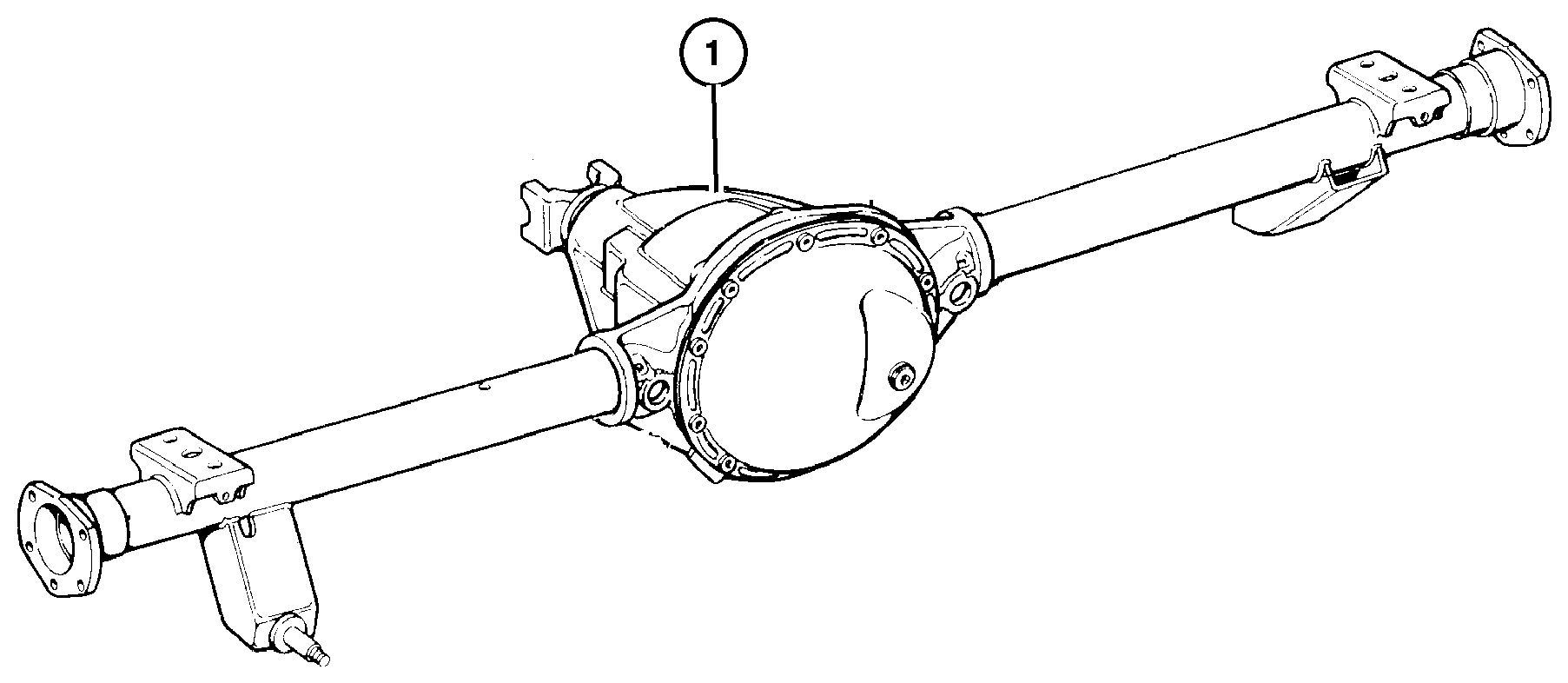 Exploded view: Axle Assembly,Rear,Dana 35C/194MM [DRM],Dana 44/226MM [DRK]