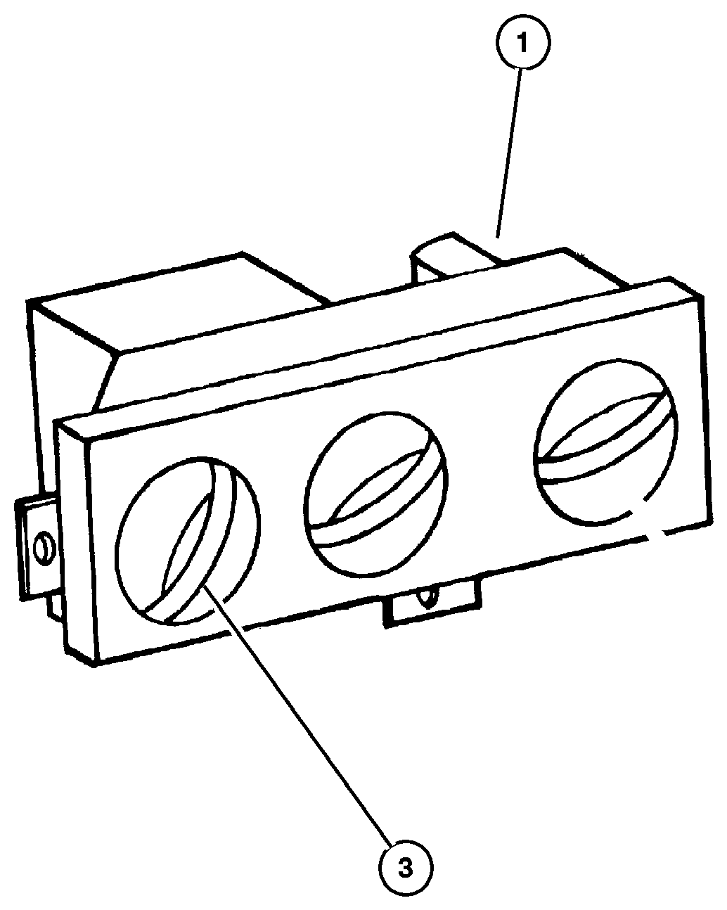 Exploded view: Control, Heater and Air Conditioner