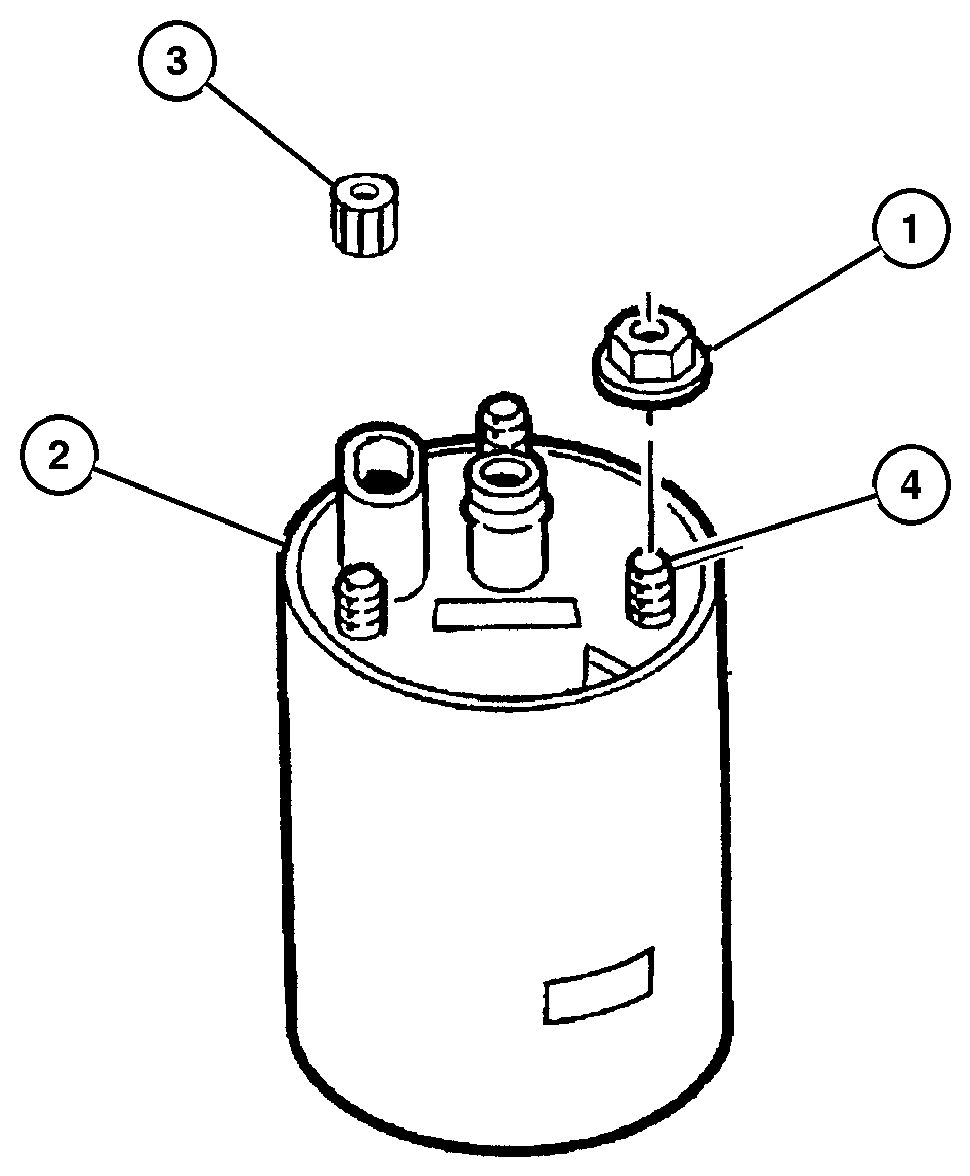 Exploded view: Vacuum Canister