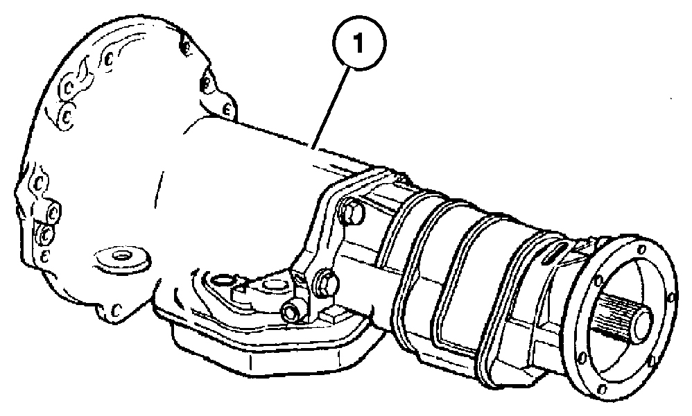 Exploded view: Transmission 42RE