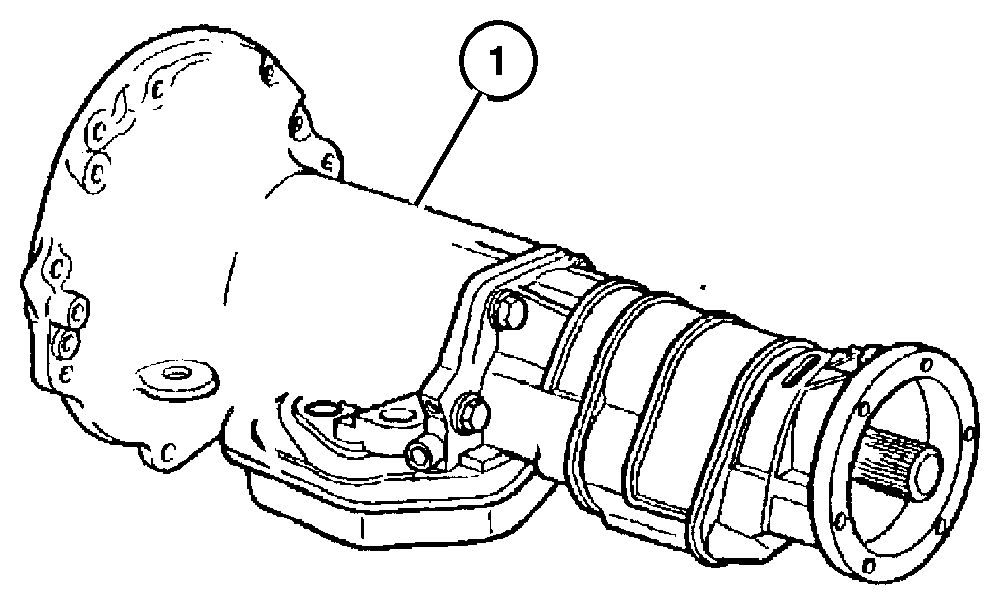 Exploded view: Transmission Assembly 44RE