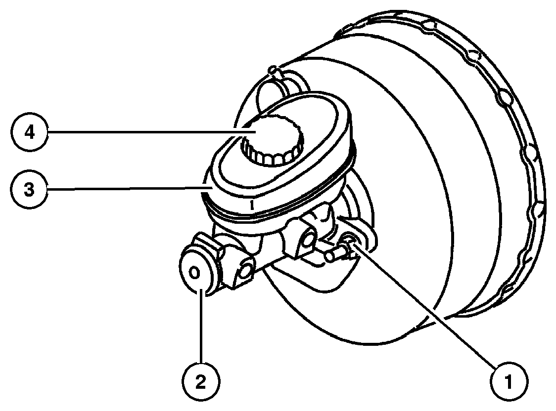 Exploded view: Master Cylinder