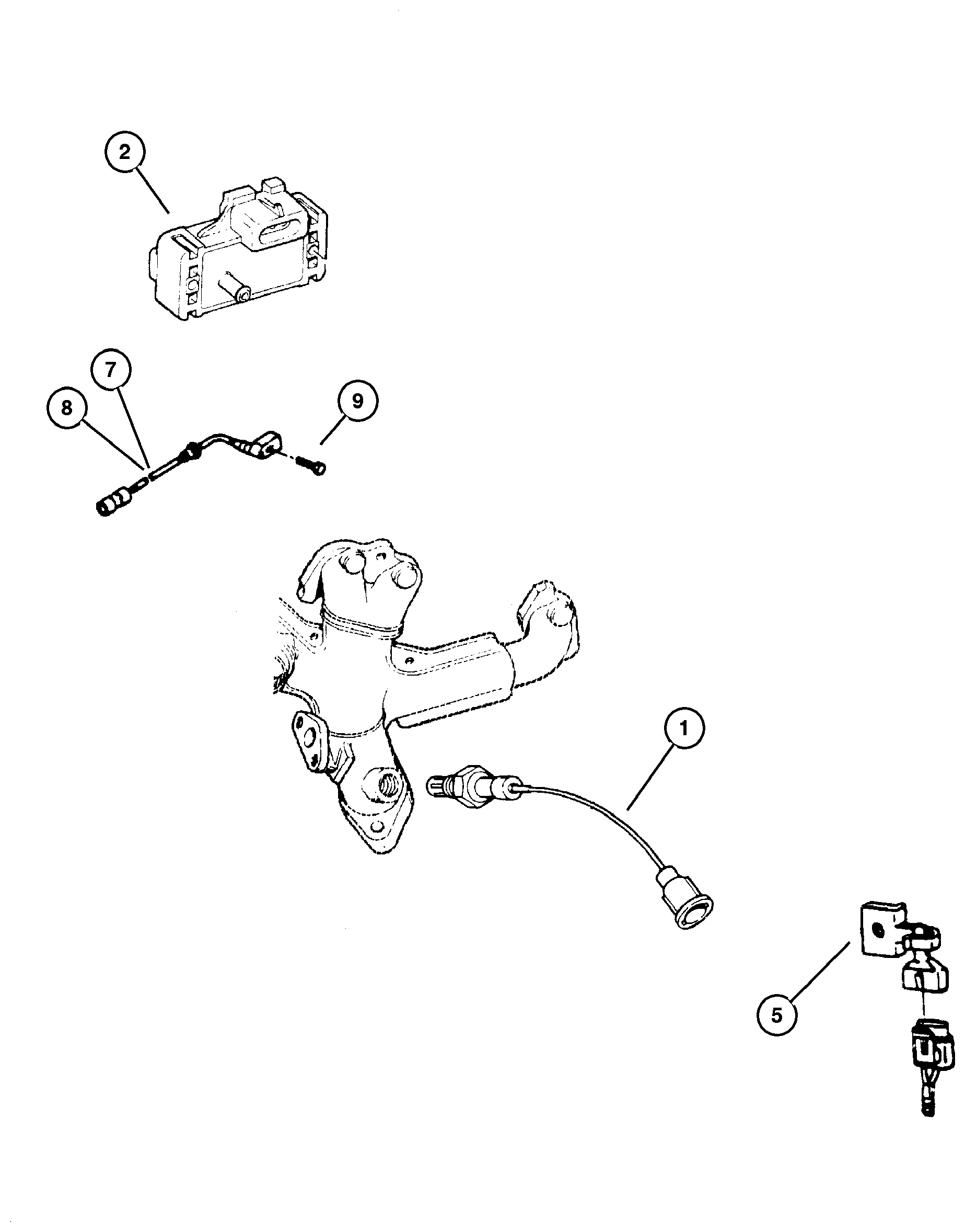 Exploded view: Sensors