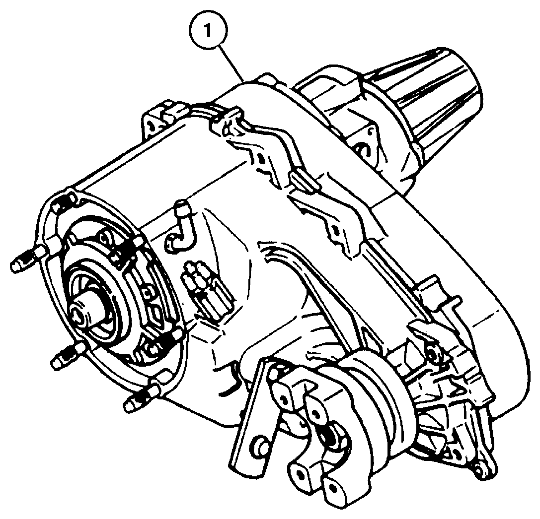 Exploded view: Transfer Case Assembly 249 (DHR)