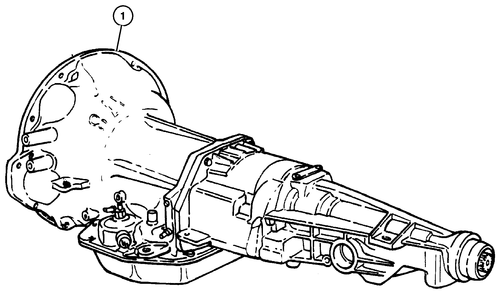 Exploded view: Transmission