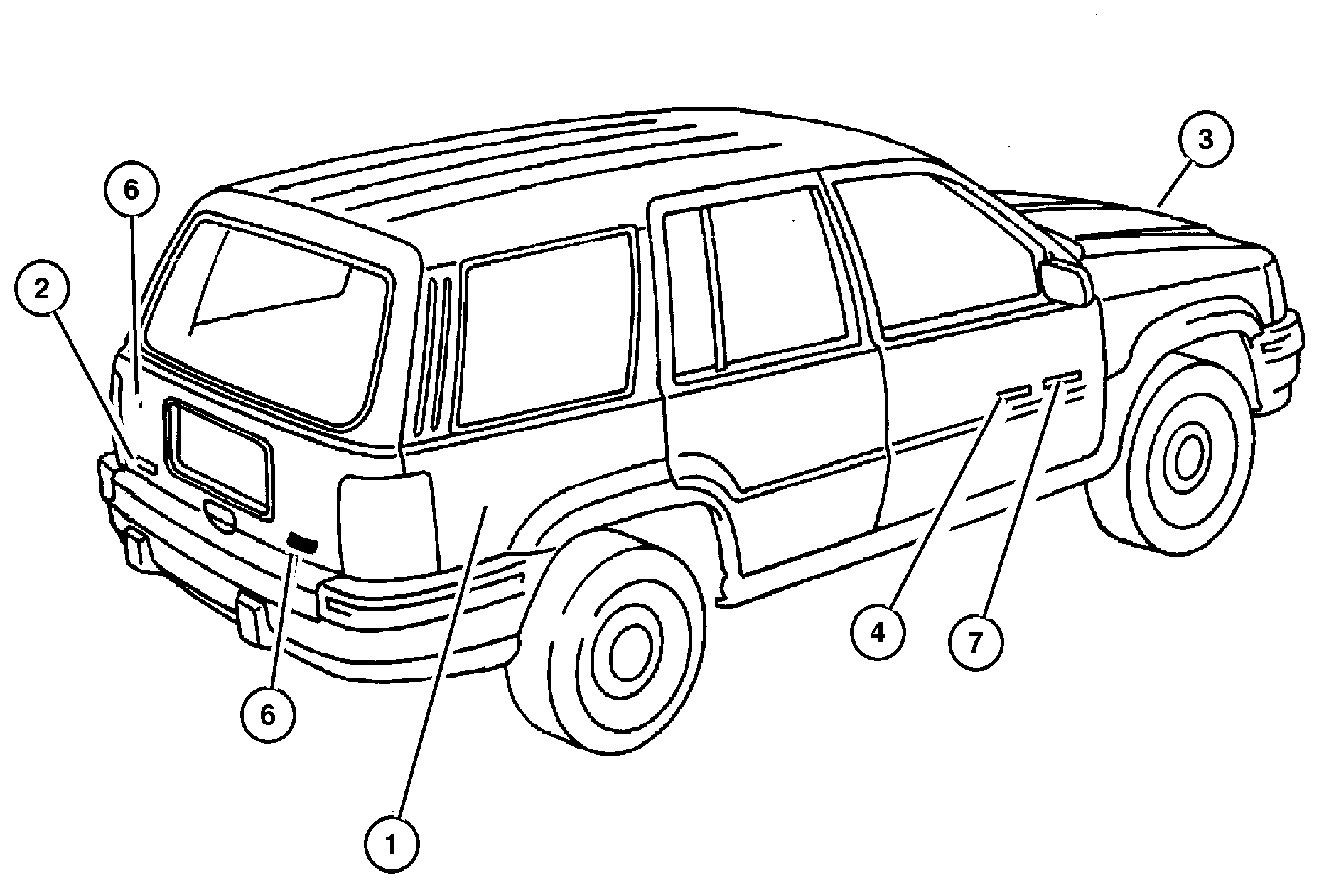Exploded view: Nameplates