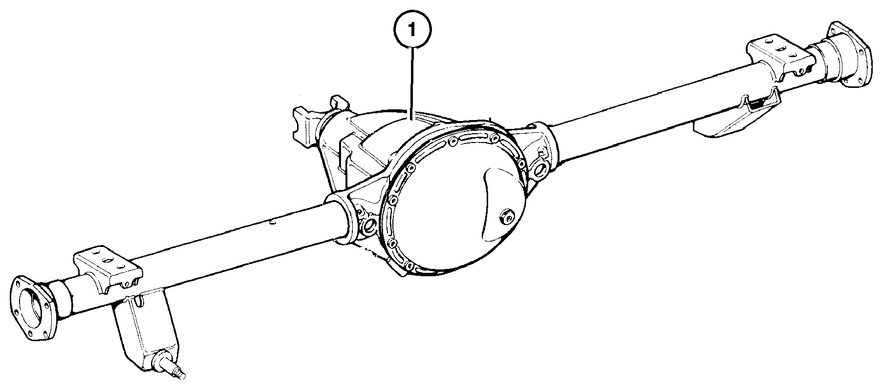Exploded view: Axle Assembly,Rear,Dana 35C/194MM [DRM],Dana 44/226MM [DRK]