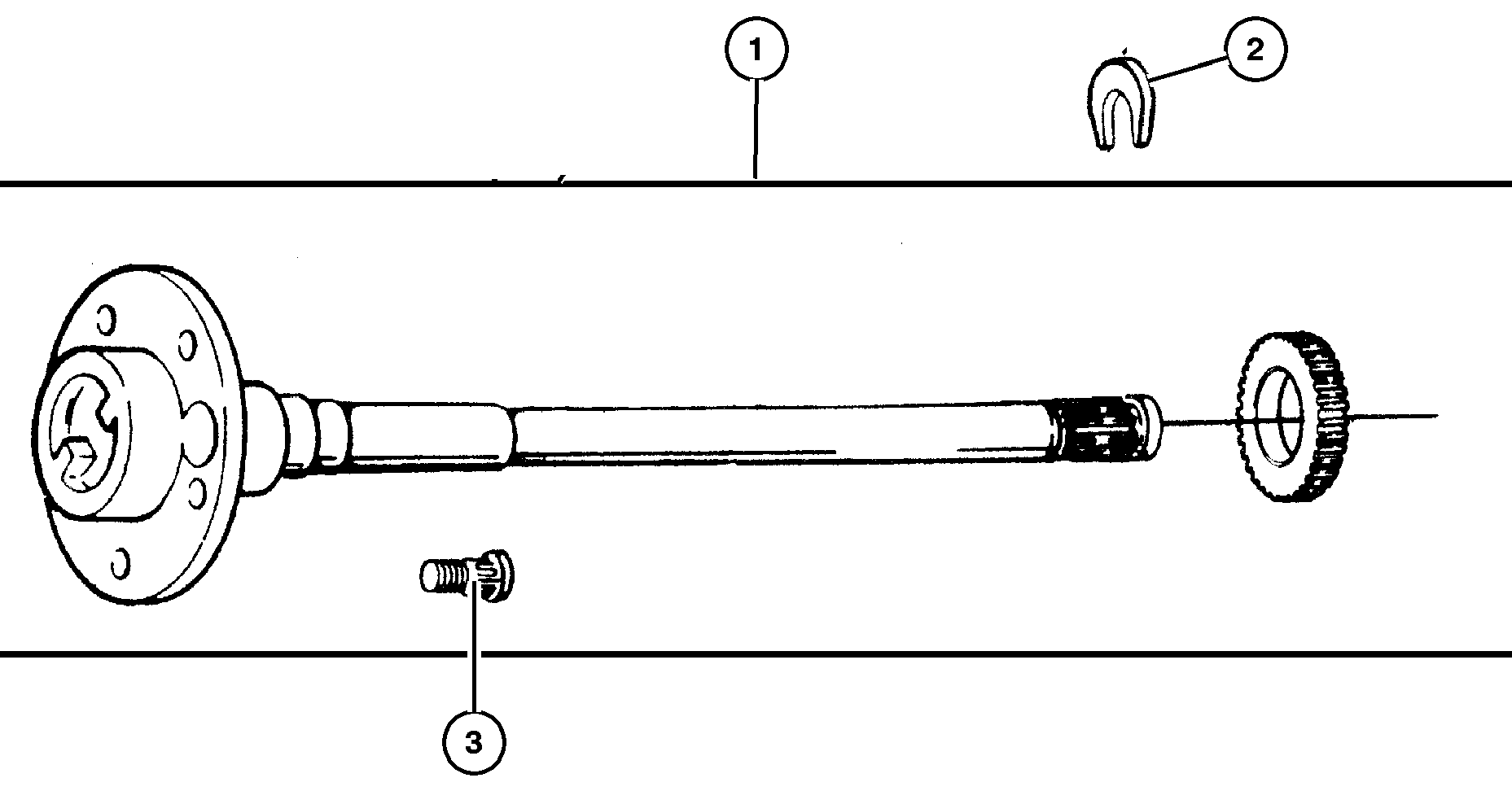 Exploded view: Shaft,Rear Axle,Dana 35C/194MM,[DRM]