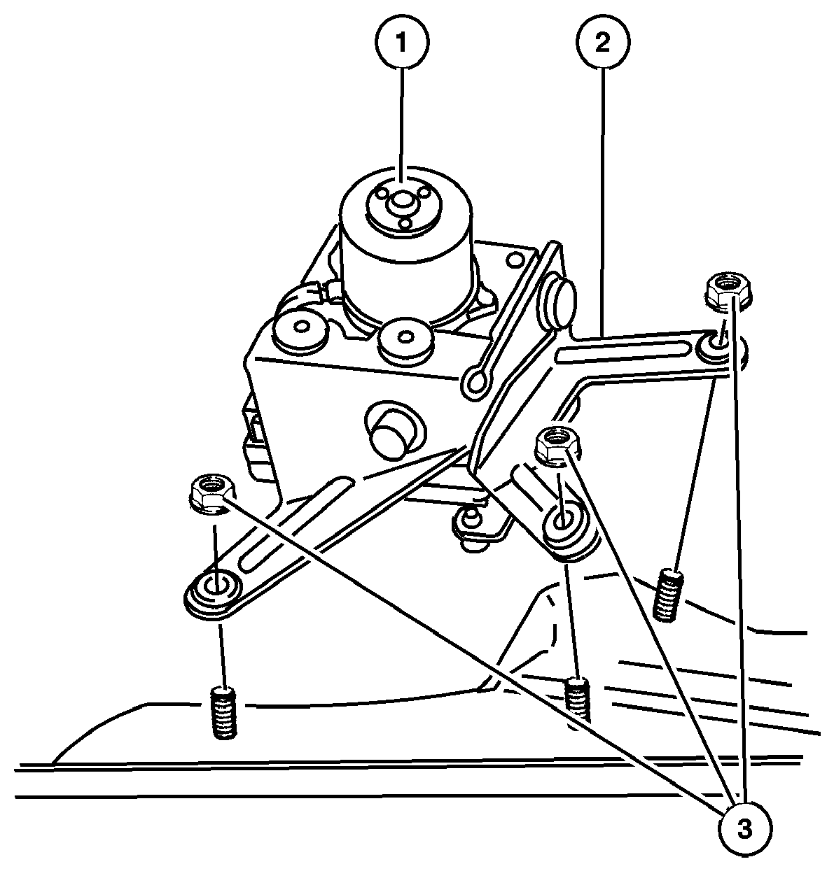 Exploded view: Hydraulic Control Unit