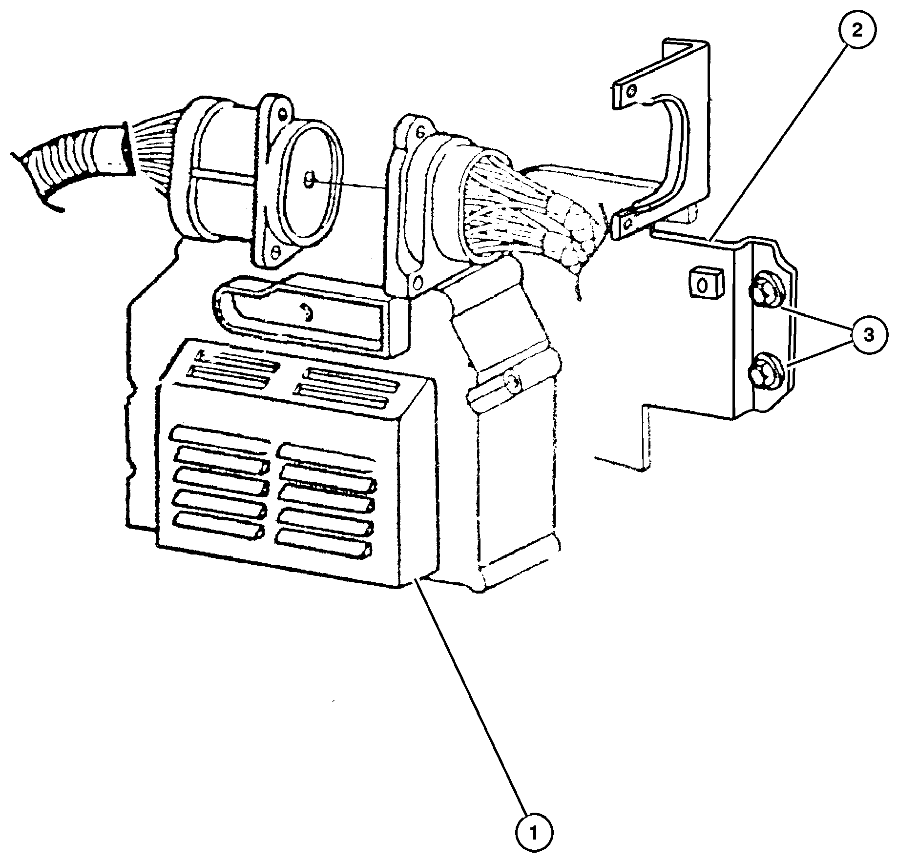Exploded view: Powertrain Control Module