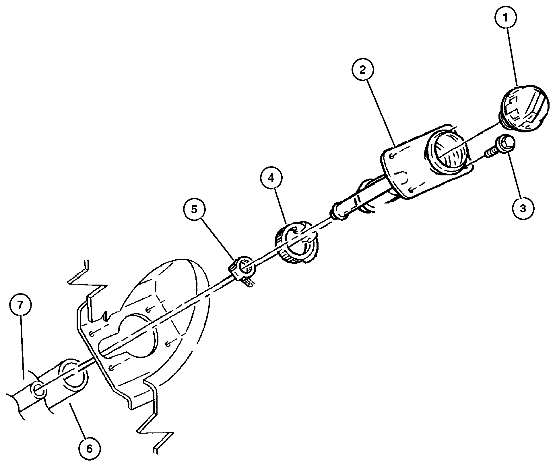 Exploded view: Fuel Tank Filler Tube