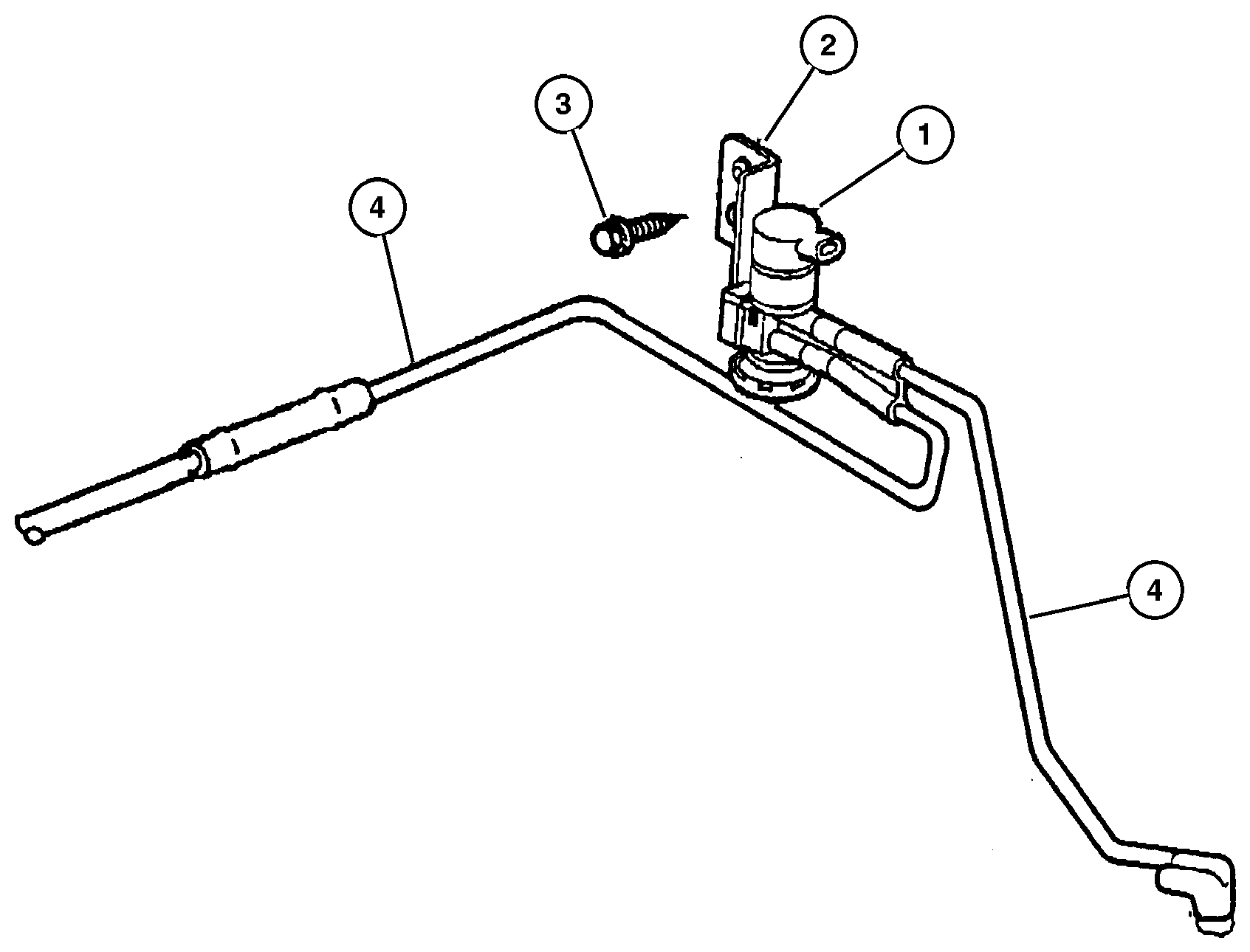 Exploded view: Emission Control Vacuum Harness (ELF & EML) 5.2L, 5.9L Engine