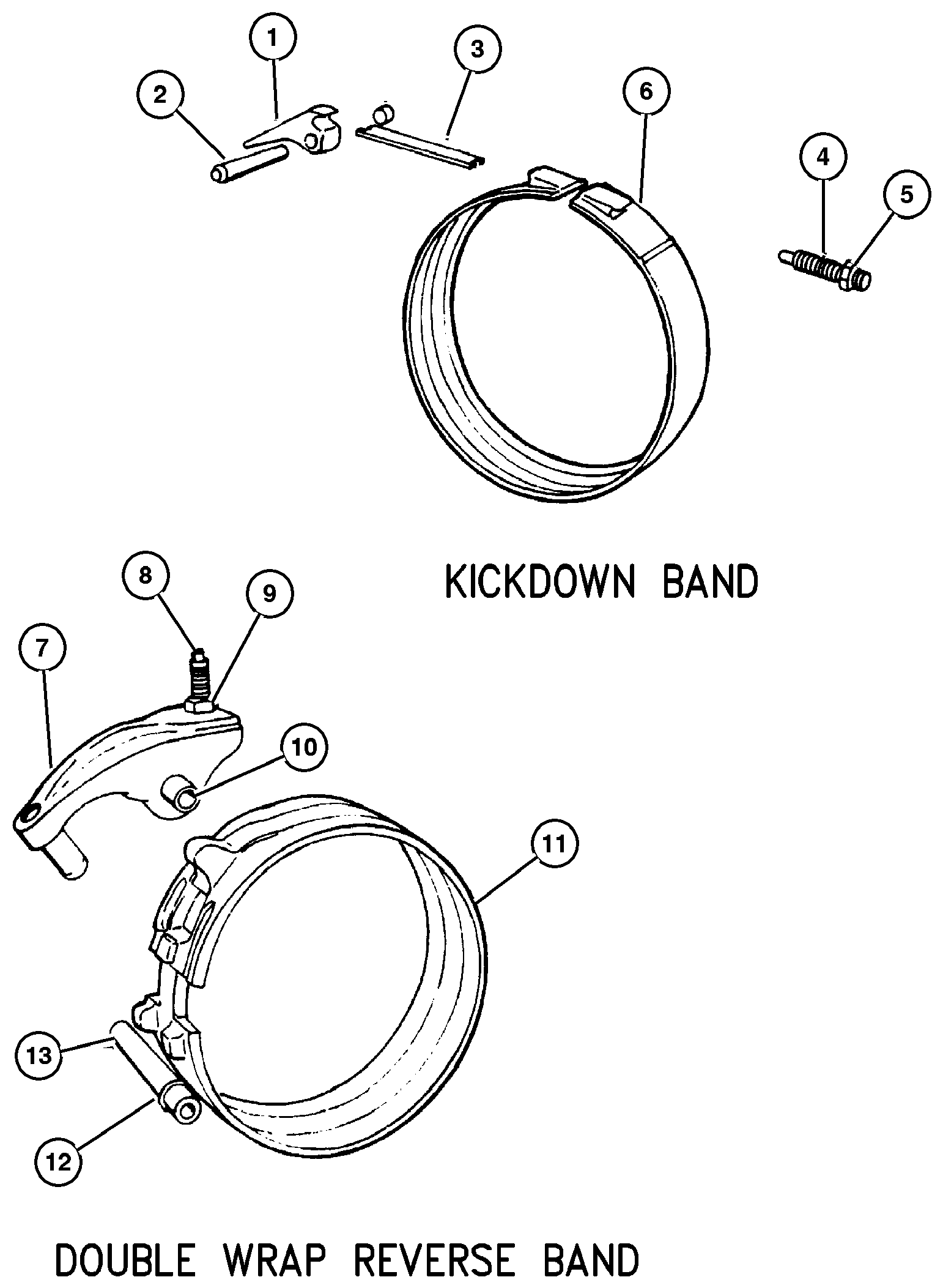 Exploded view: Bands 42RE