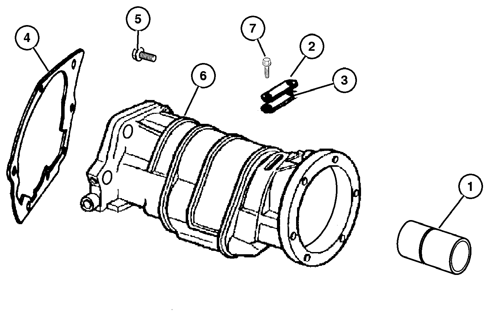 Exploded view: Extention 44RE