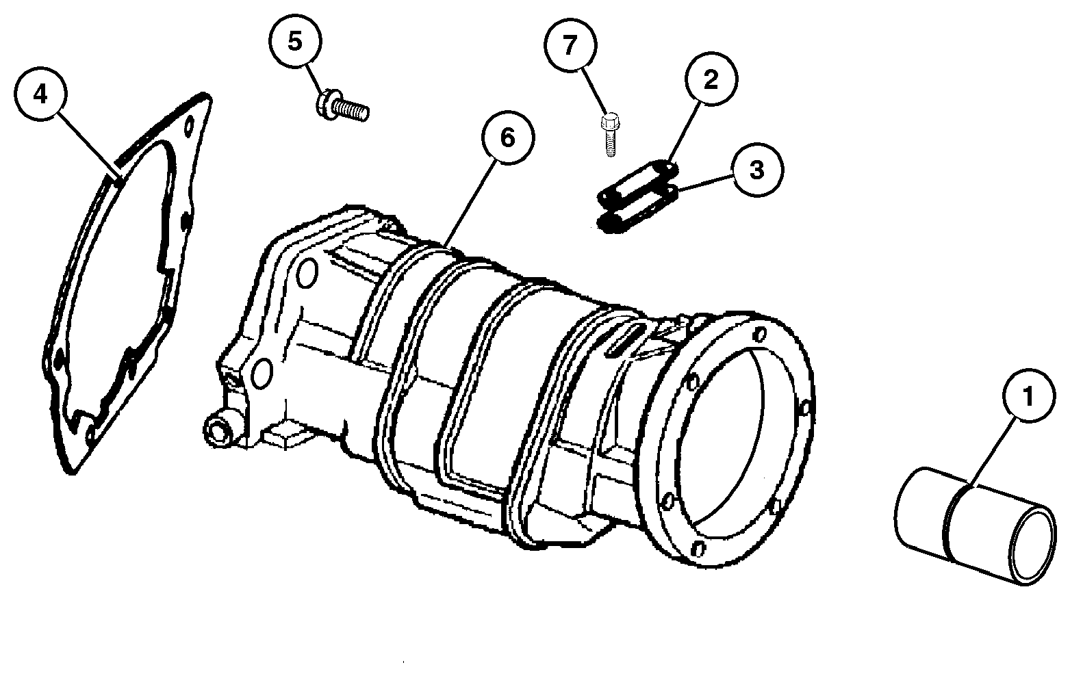 Exploded view: Extension