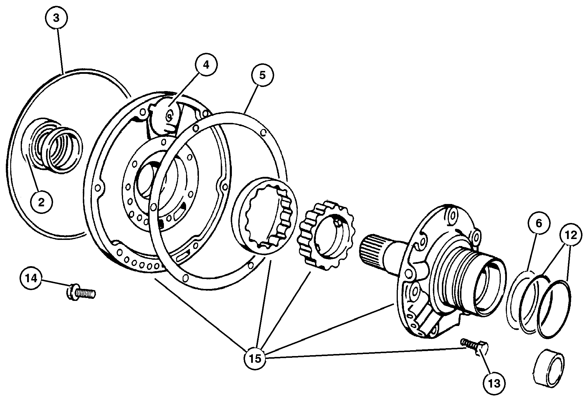 Exploded view: Oil Pump