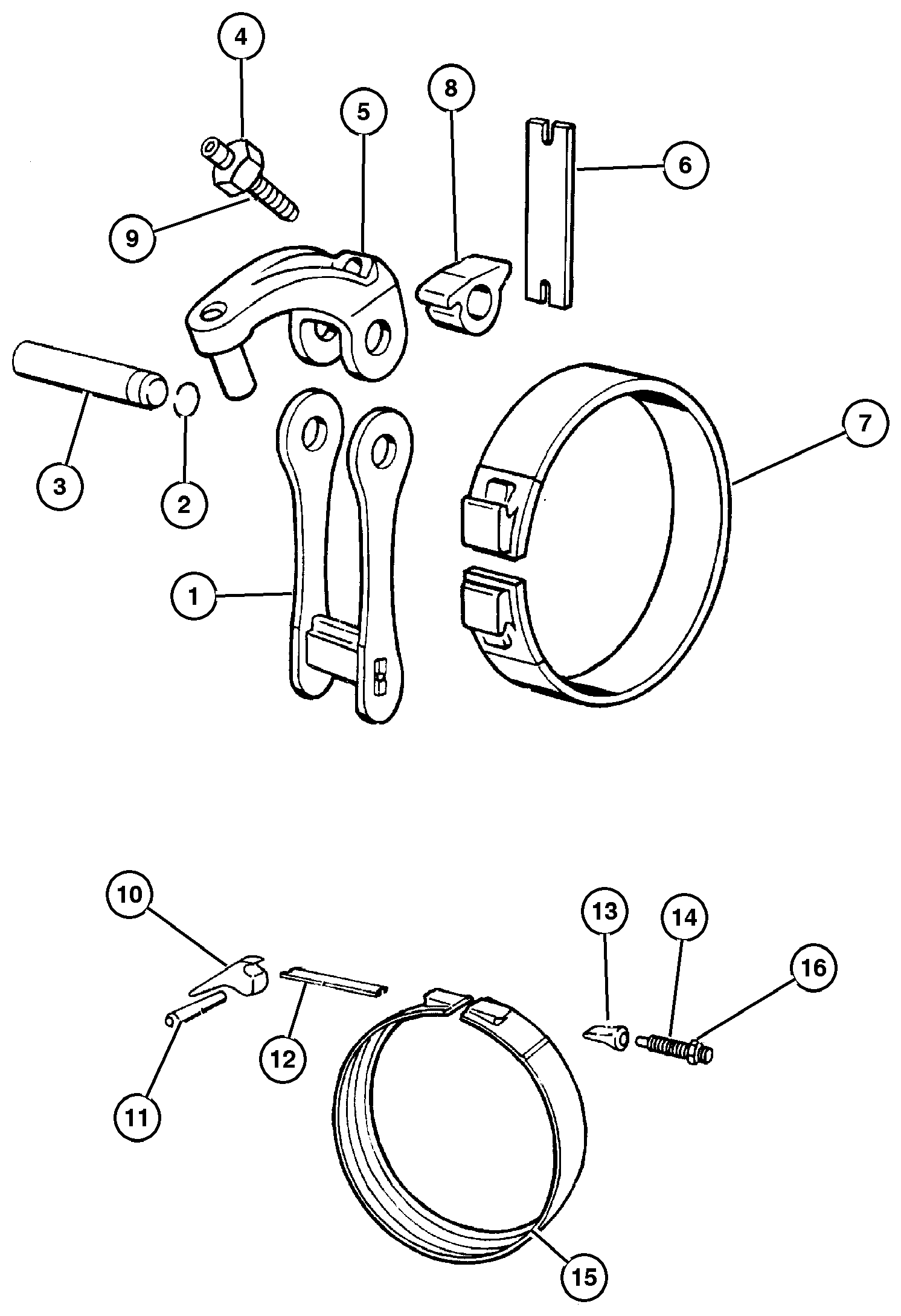 Exploded view: Bands