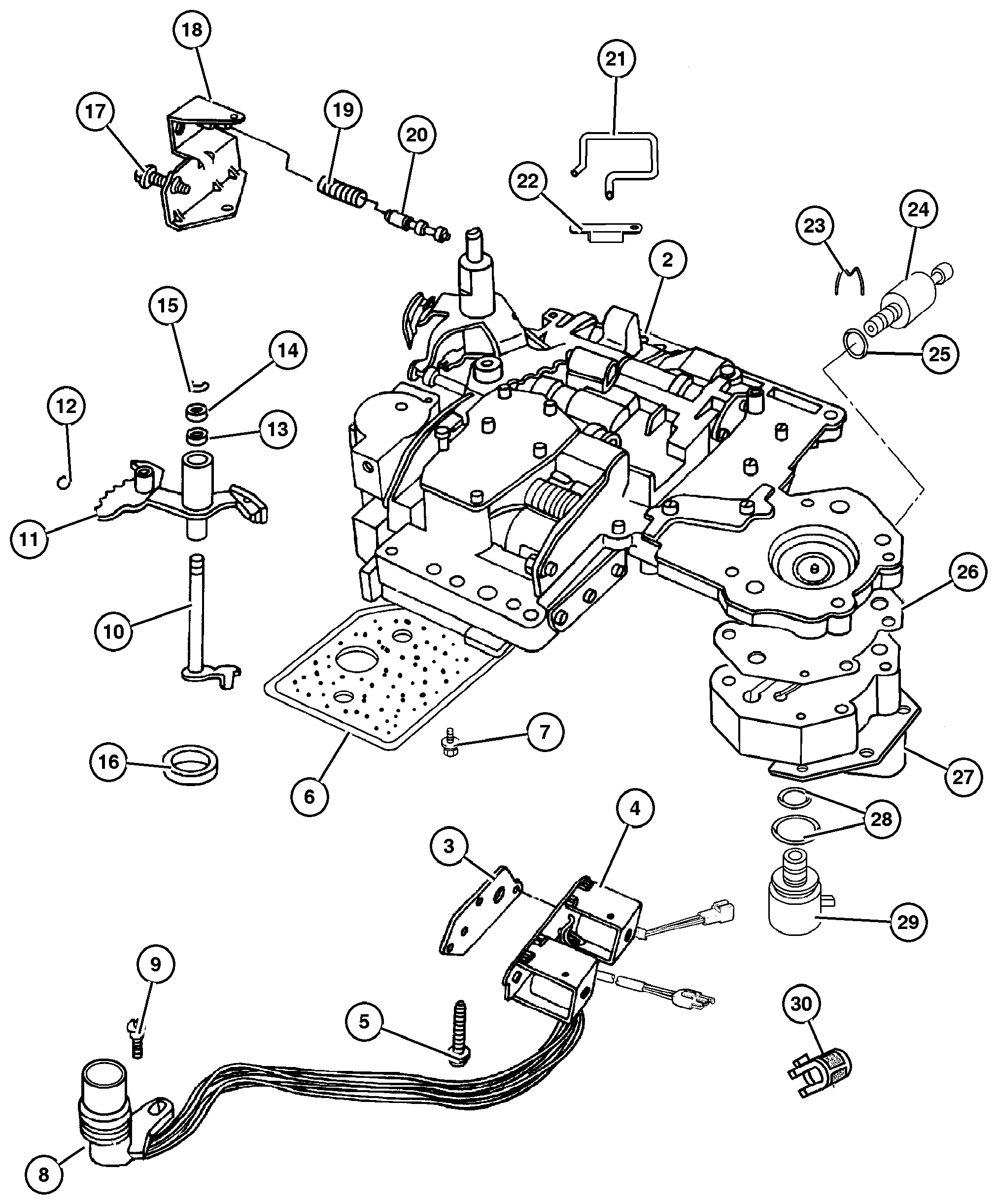 Exploded view: Valve Body