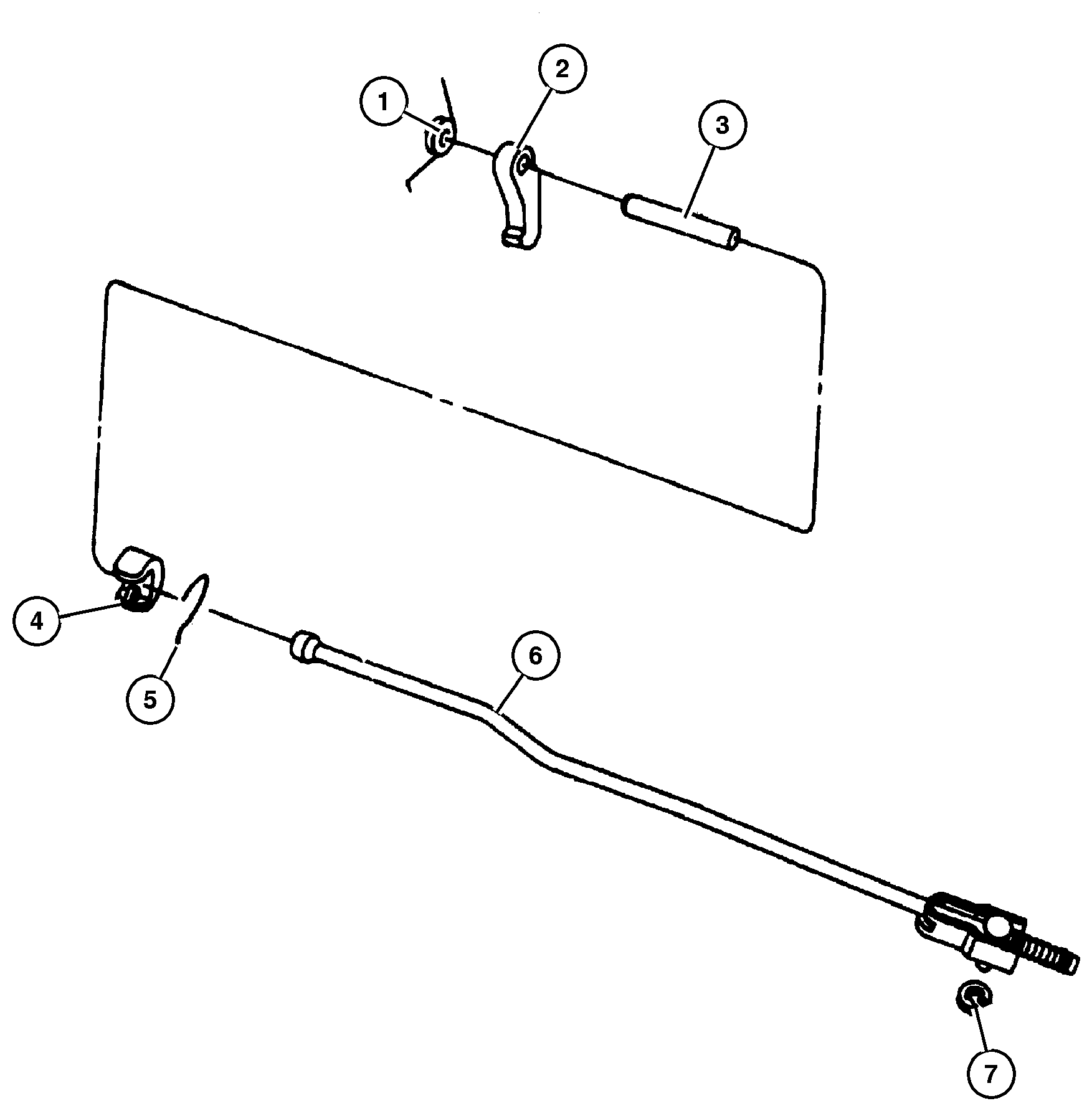 Exploded view: Parking Sprag