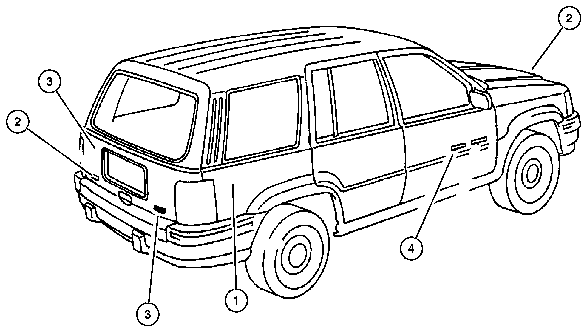Exploded view: Nameplates